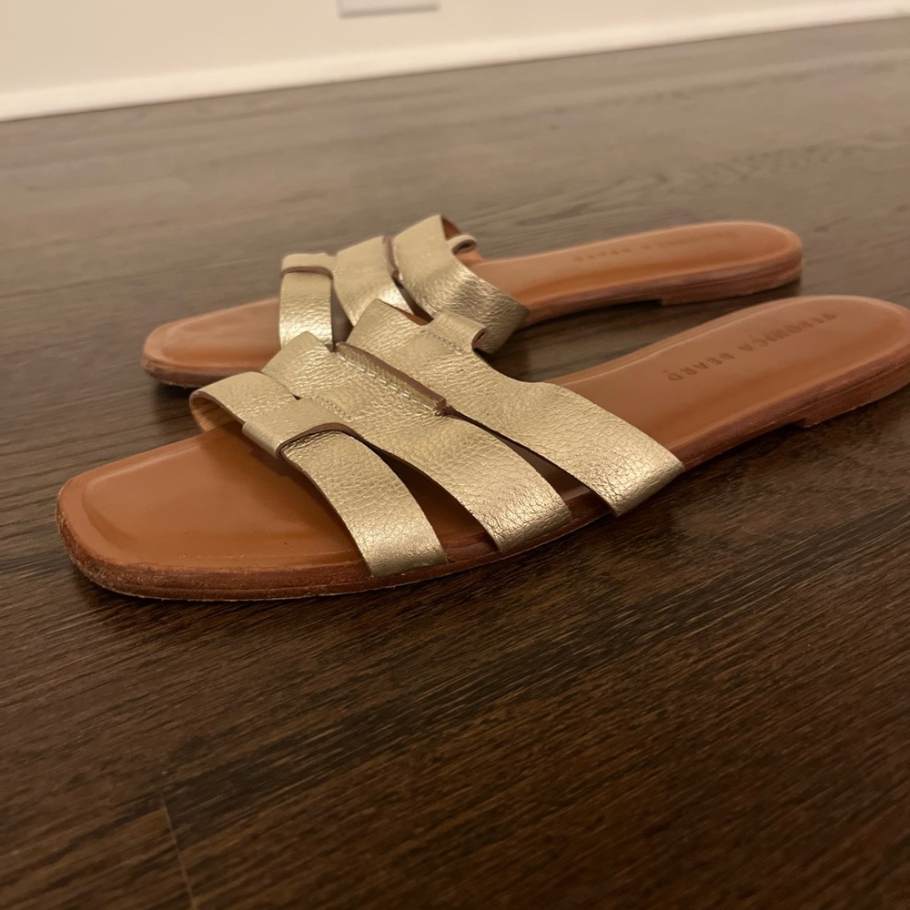 Veronica Beard Sandals Gold